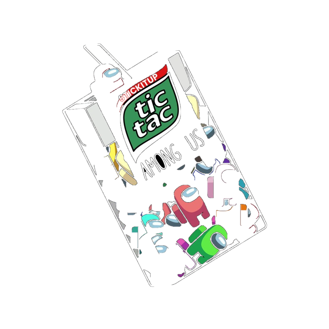 Tic Tac Among Us Sticker